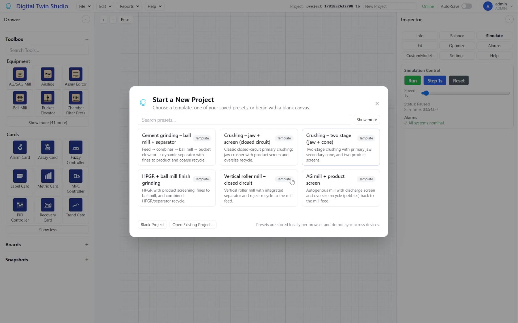 First Flowsheet